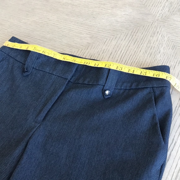 Ann Taylor Blue Trousers with Button Details SZ8 - Picture 9 of 13